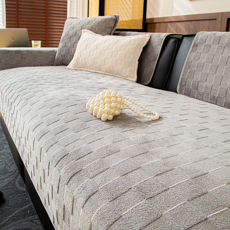 Sofa Cushion New Winter Plush Sofa Cover Cloth