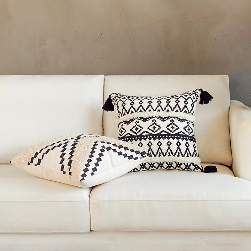 Luxury Tufted Moroccan Pillow Cover