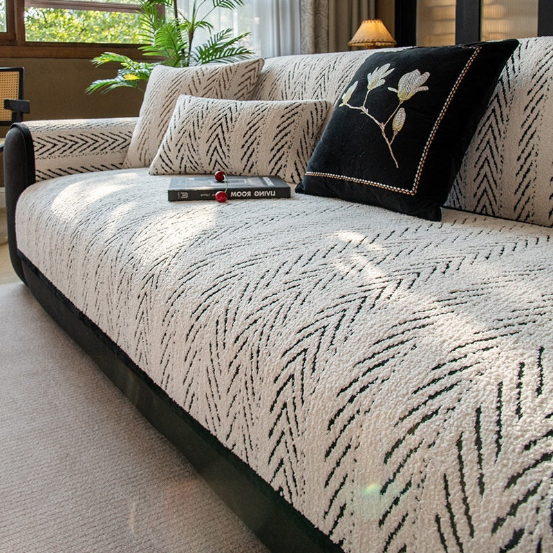 New Winter Cushion Non-slip Leather Sofa Cover Cover Cloth