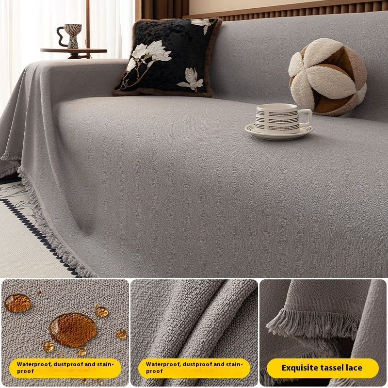 Teddy Plush Waterproof Sofa Cover