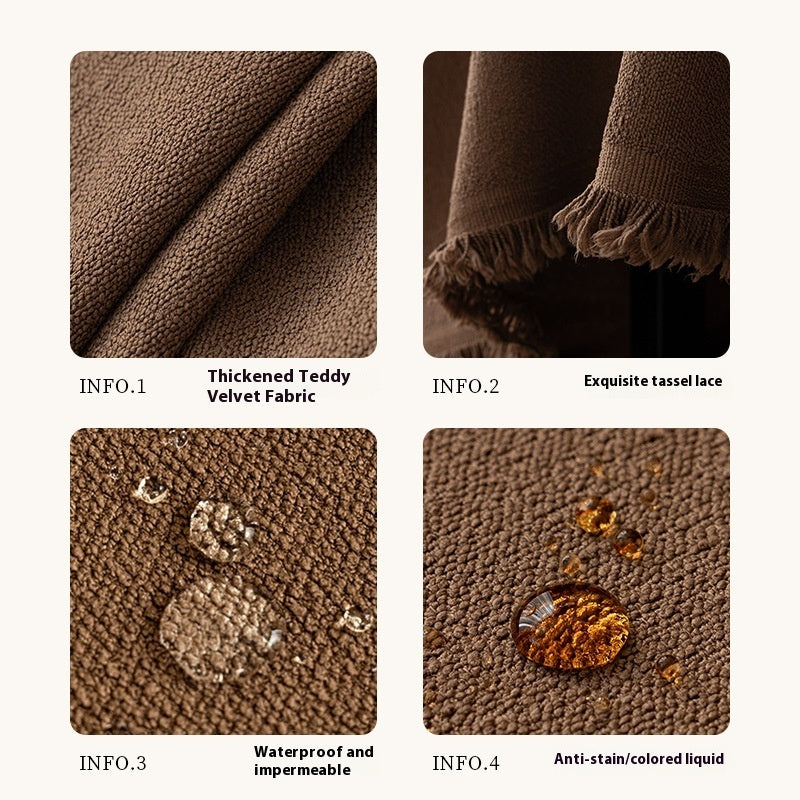 Teddy Plush Waterproof Sofa Cover