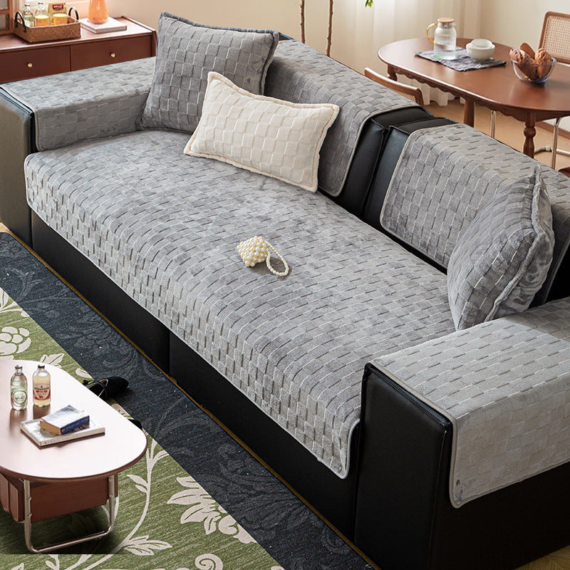 Sofa Cushion New Winter Plush Sofa Cover Cloth