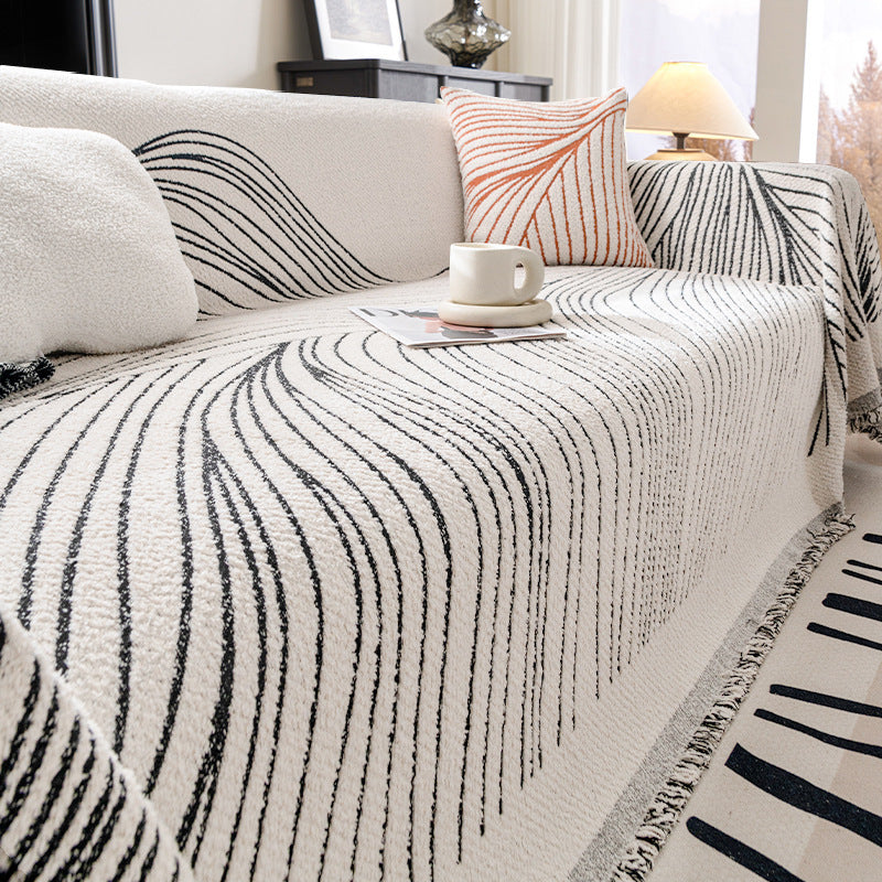 Sofa Cover Cloth Autumn And Winter Sofa Cushion Anti-cat's Paw