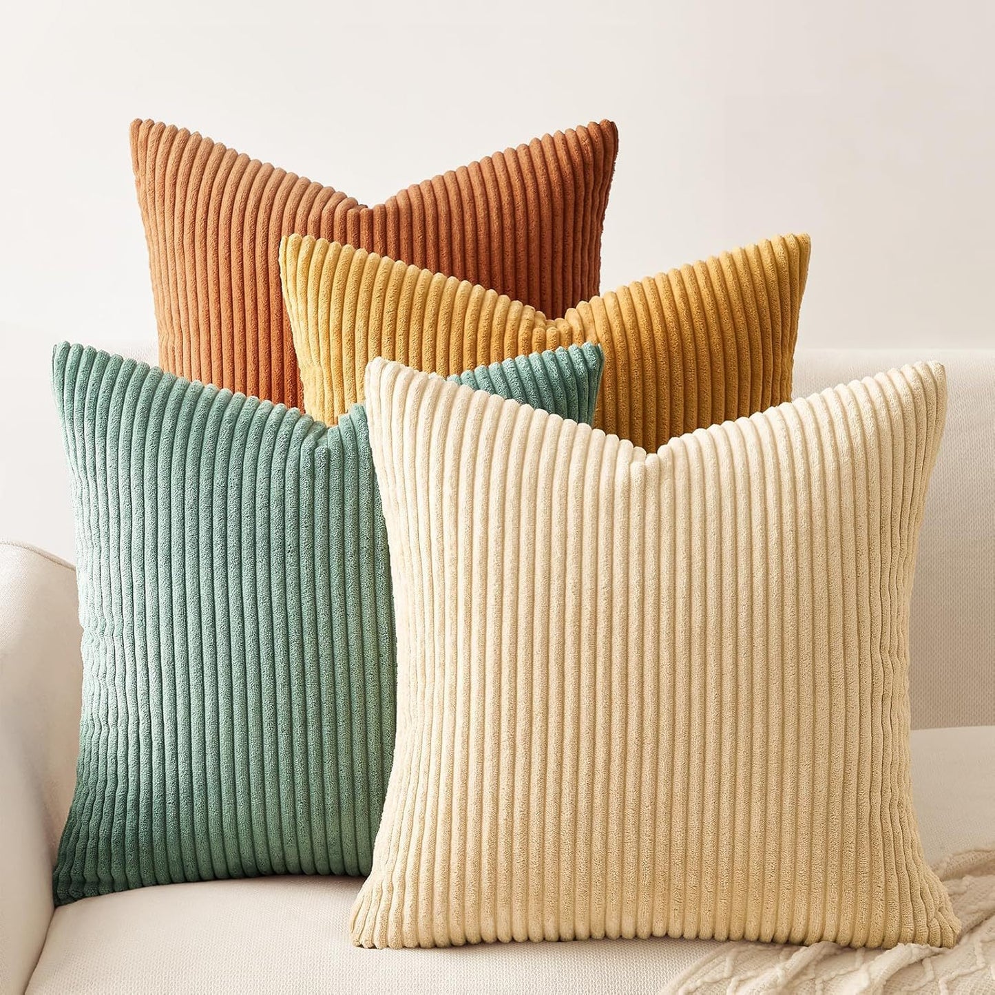 Soft &amp; Comfortable Double-Sided Pillow Covers (4-Pack)