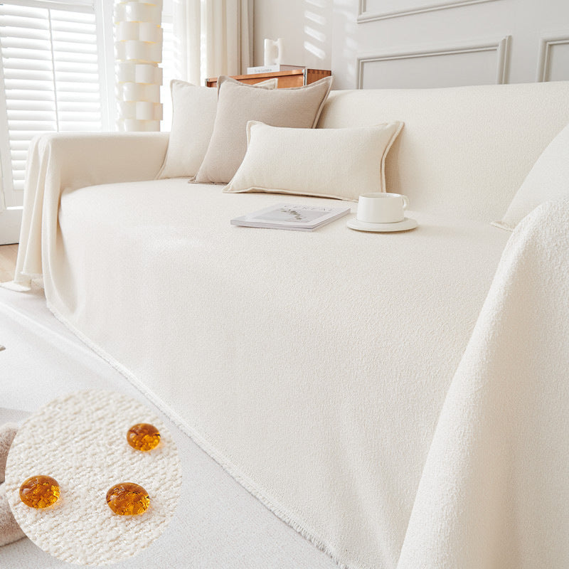 Teddy Velvet Waterproof Sofa Cover