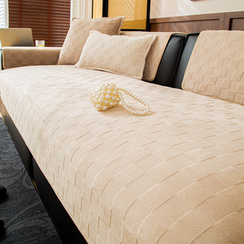 Sofa Cushion New Winter Plush Sofa Cover Cloth