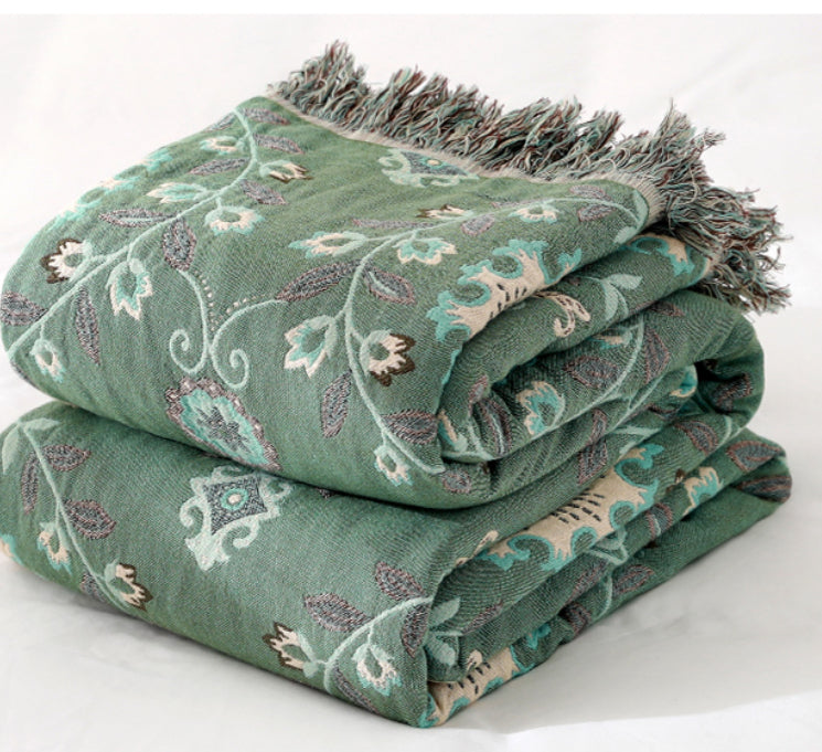 Pure Cotton Full Cover Sofa Cover – Nordic Minimalist Style